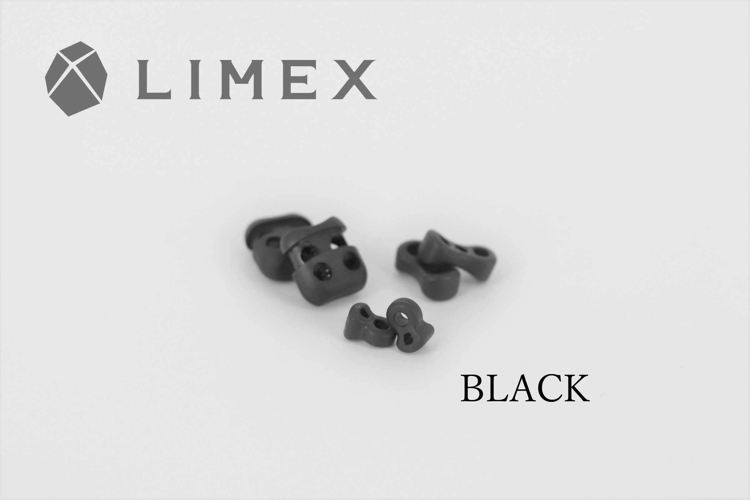 ブラックカラーのLIMEXパーツ